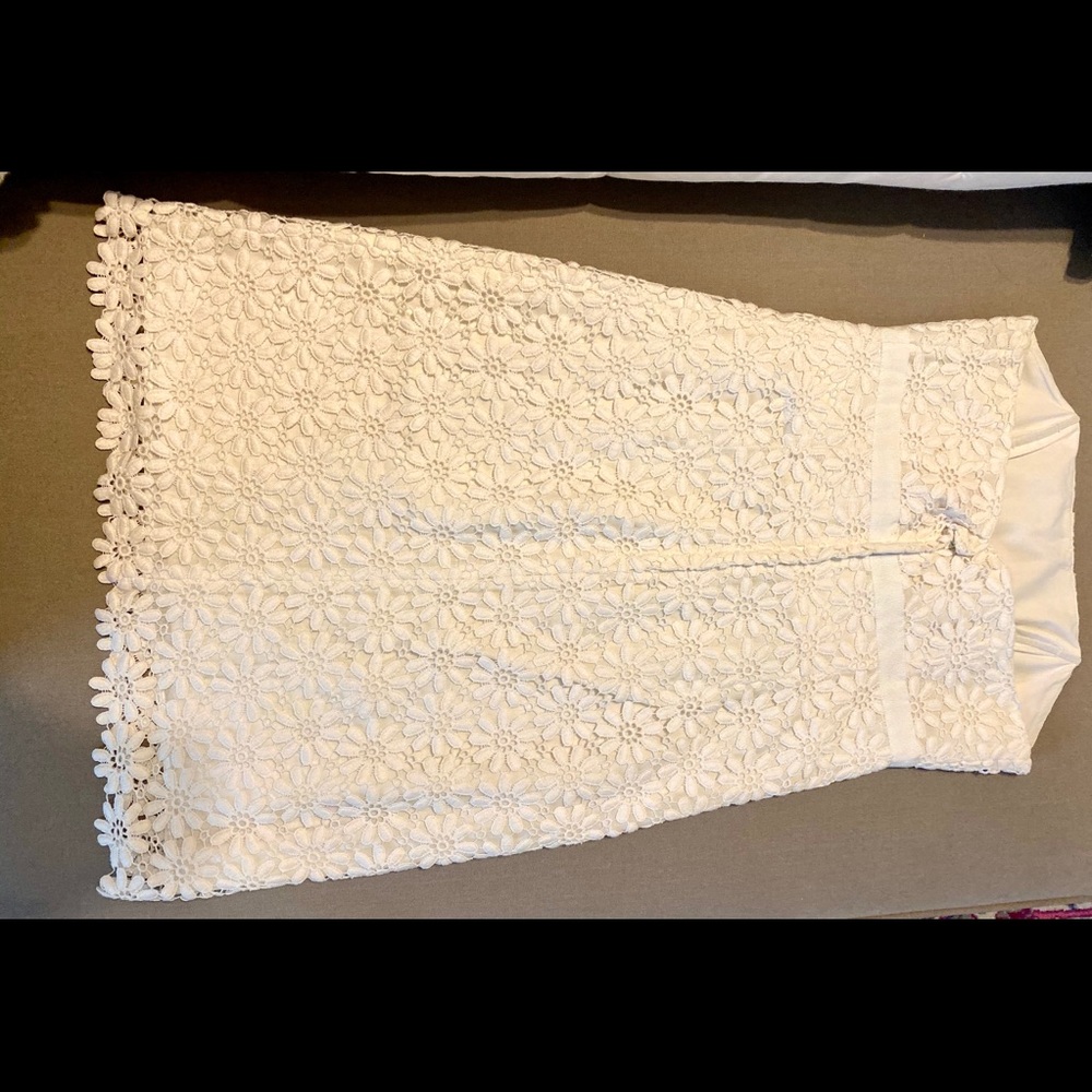 Lily Pulitzer lace white strapless dress